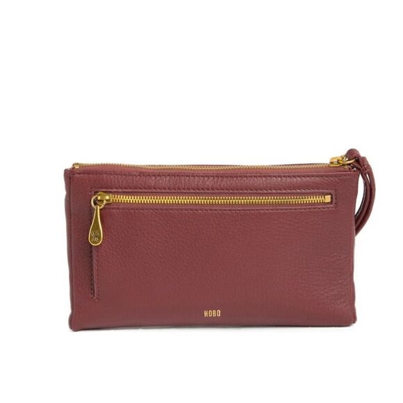 Hobo‎ Pocket Leather Wristlet Wallet Clutch, Wrist Strap, Cash, Cards, PORT, NWT - Picture 8 of 16